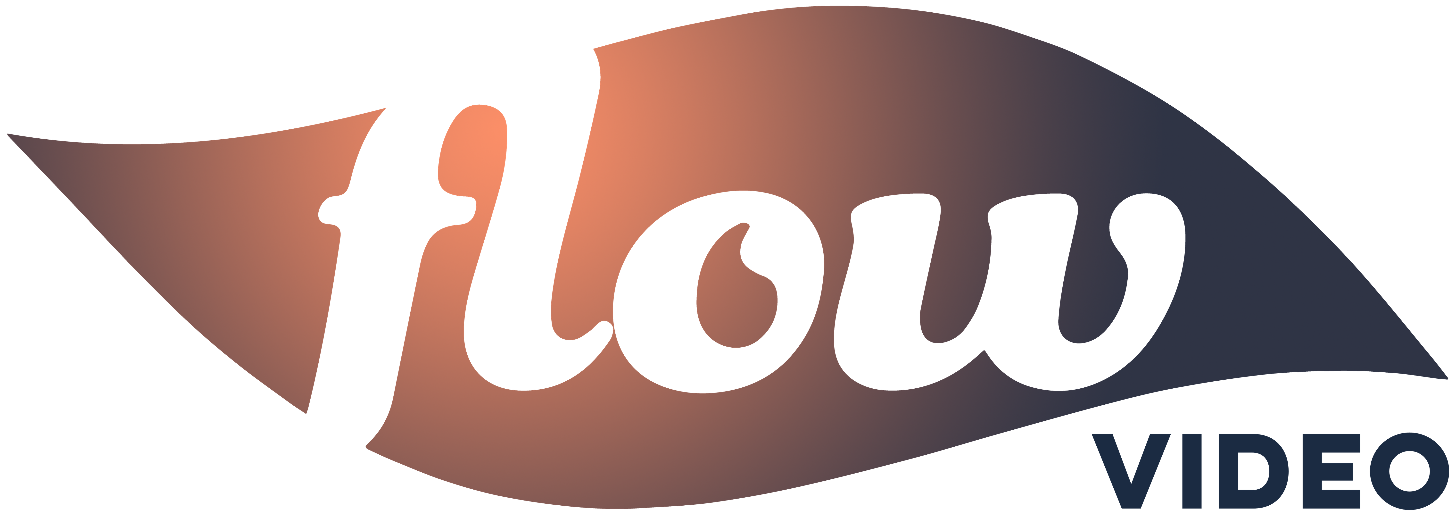 Flow Video Logo - MAIN - Orange Blue