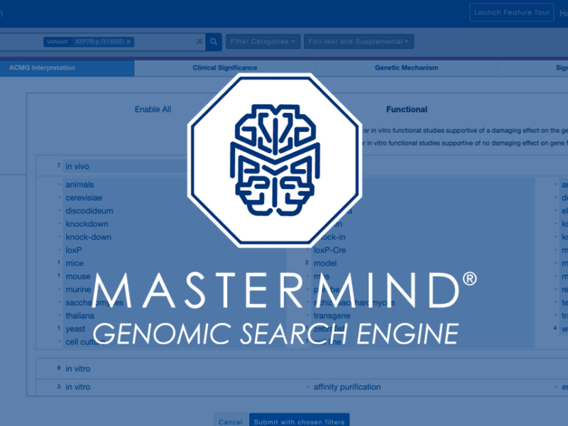 Genomenon Mastermind Search Engine