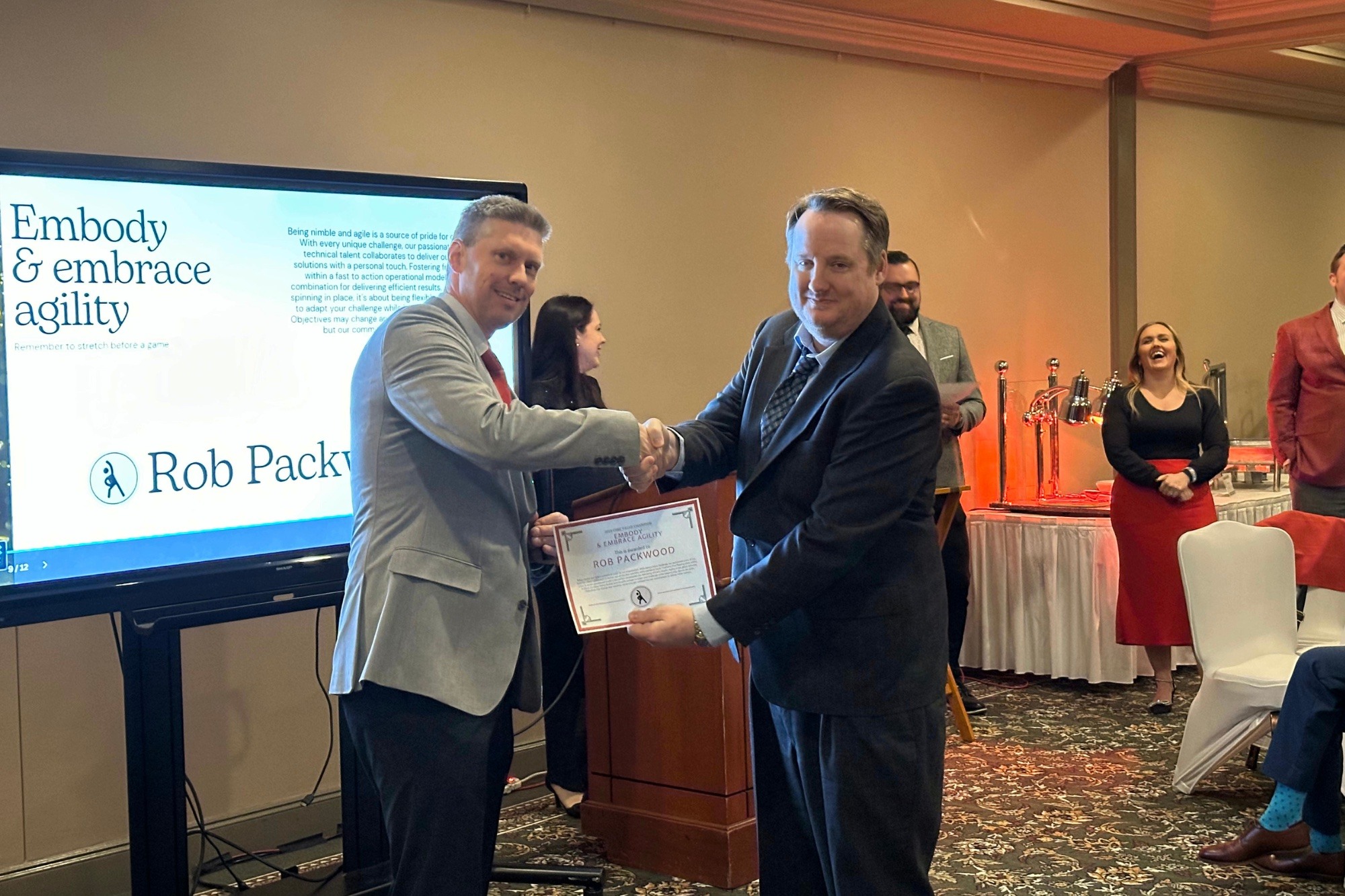 Rob Packwood Receives Award: Embracing Agility